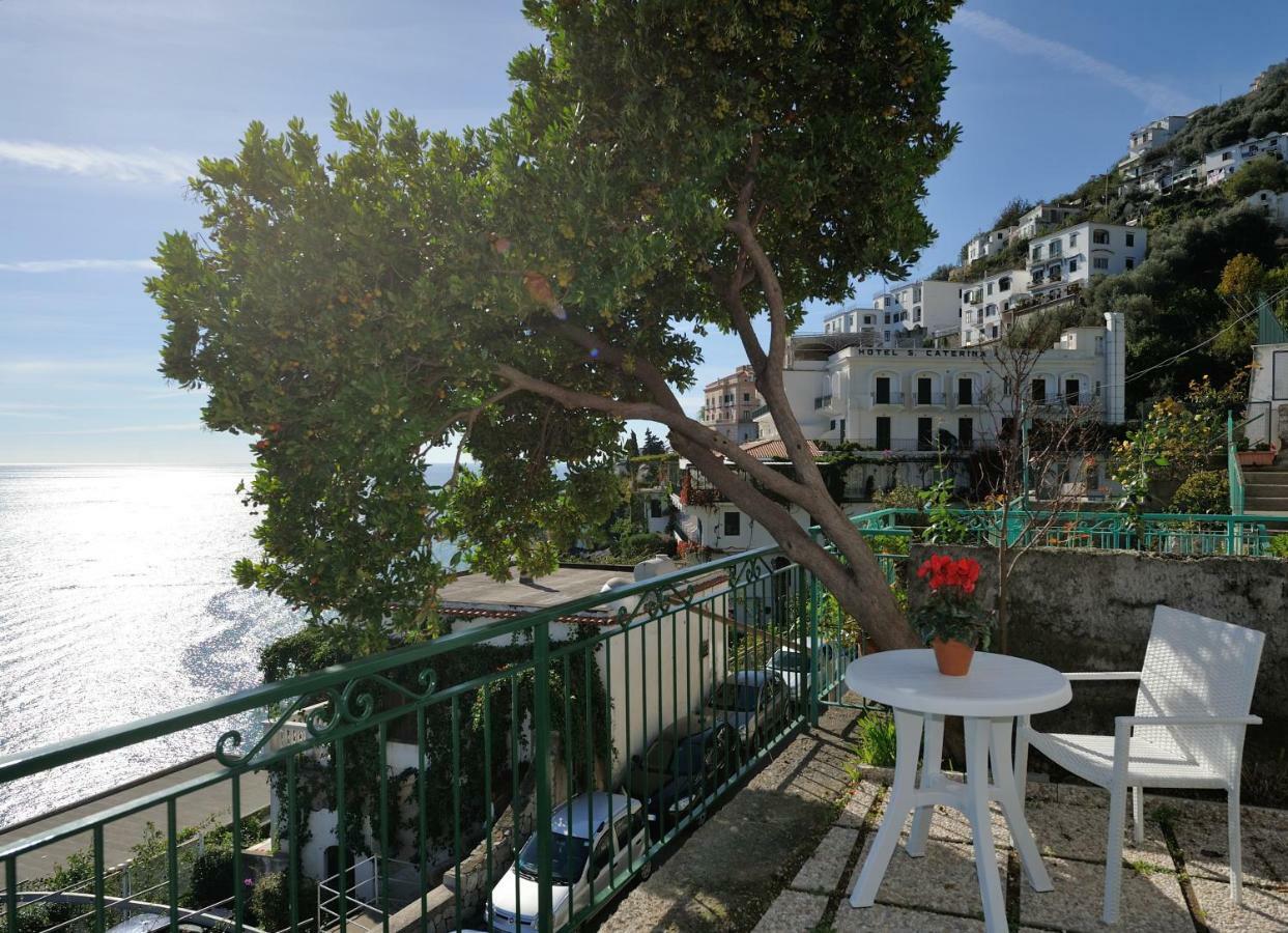 Amalfi Blue Flowers A Extérieur photo